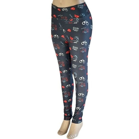 KARMEN ANNE 50 Shades Yoga Stretch Workout Pants High Waist Leggings OS (4-14) - Picture 1 of 6